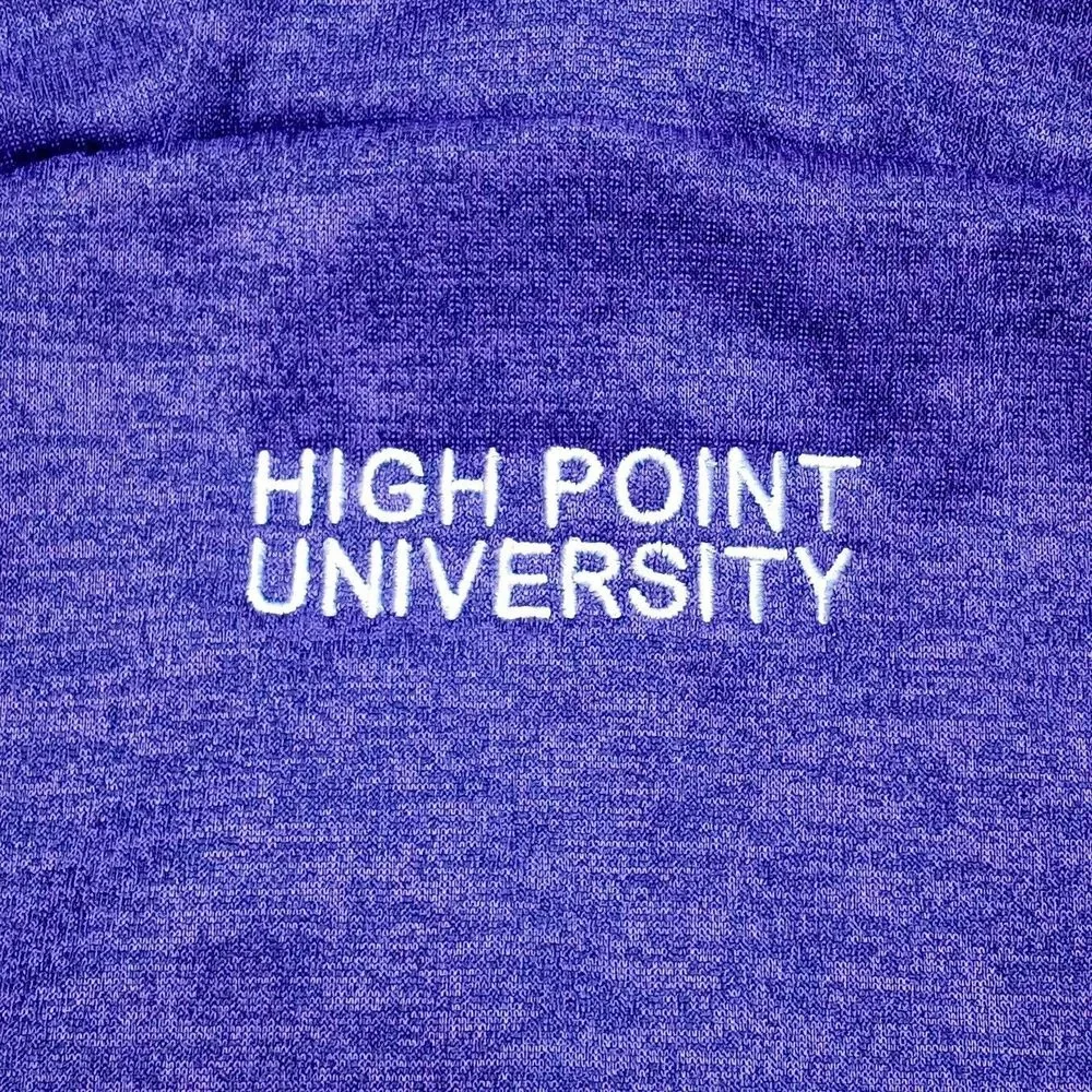 High Point University Adidas 1/4 Zip Sweatshirt Size XL Pockets HPU Golf